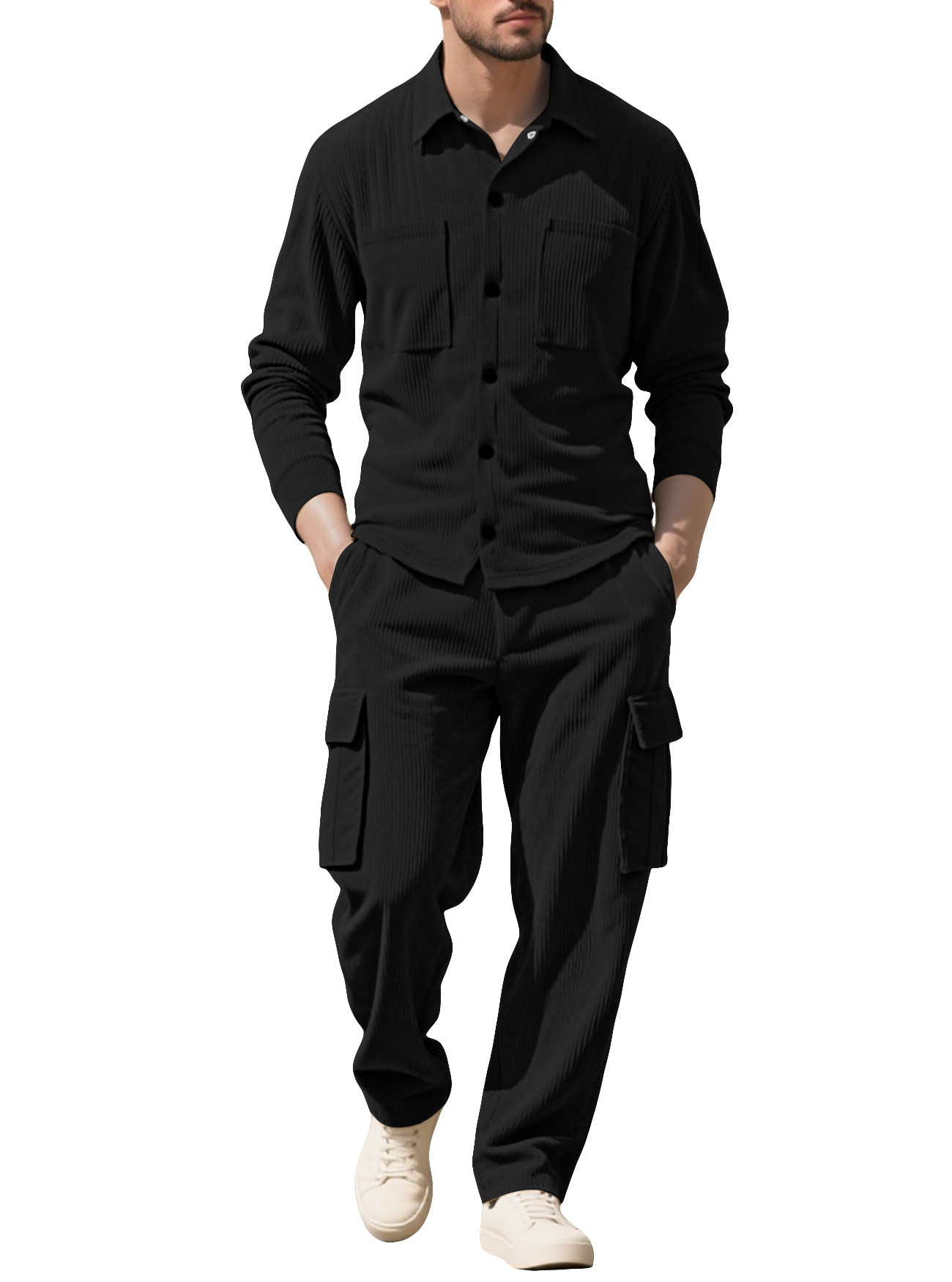 Men's Tracksuit Corduroy Workw - Outdoor Sportswear review and price
