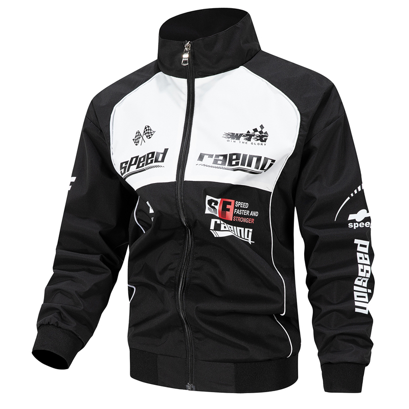 US Size Autumn Moto Racing Jac - Outdoor Sport Coat review and price