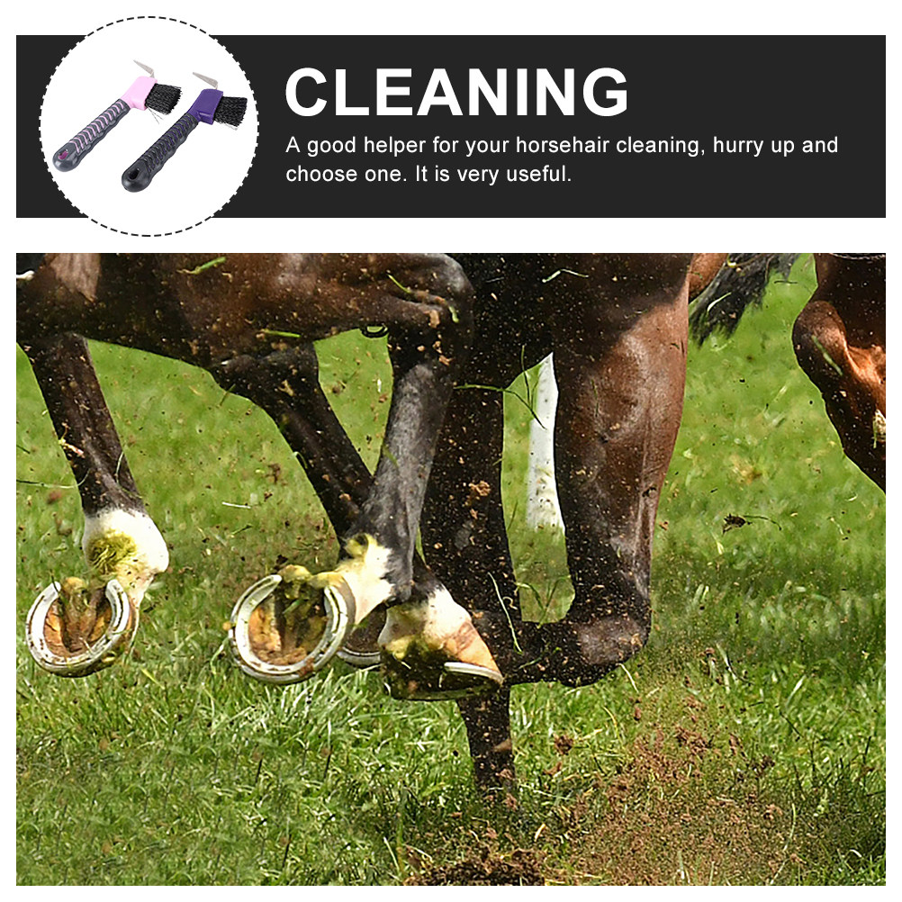 2Pcs Horse Hoof Pick Brush Rel - Brushing Boot Horse review and price