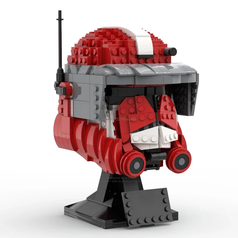 Moc 754pcs Star Battle Command - Equestrian Helmet review and price