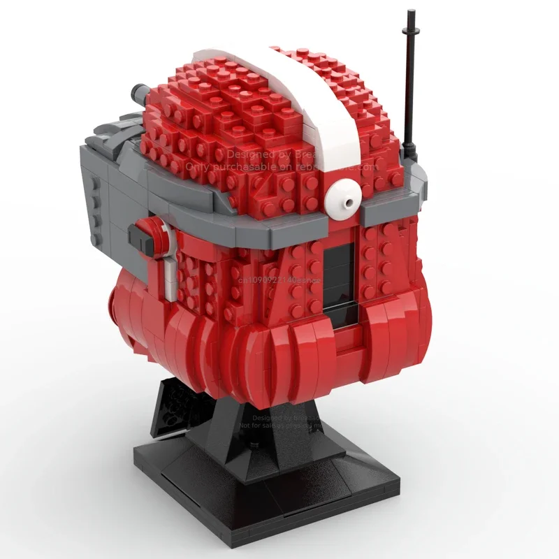 Moc 754pcs Star Battle Command - Equestrian Helmet review and price