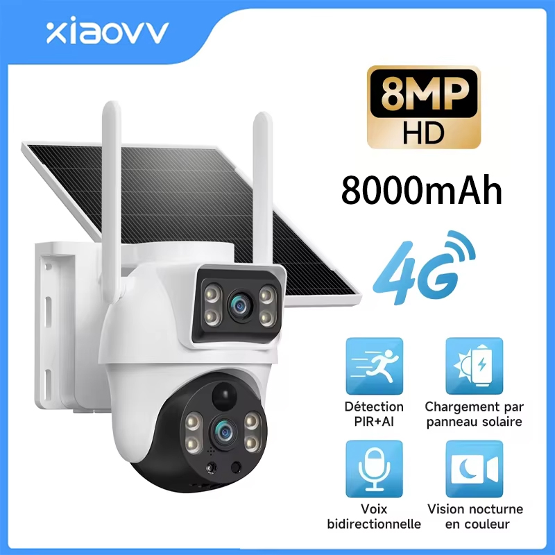 XIAOVV 8MP 4G LTE Solar Outdoo - Outdoor Sport Camera review and price