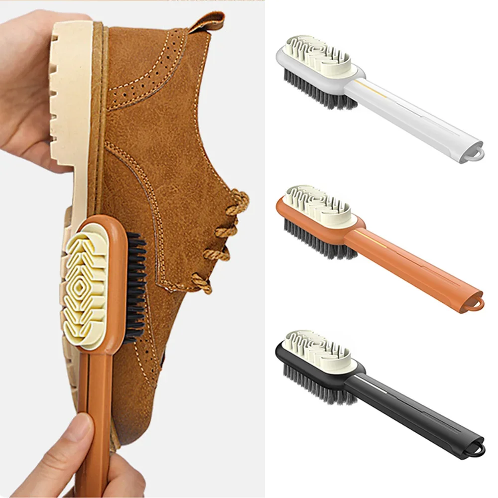 1pc 2 in 1 Suede Shoe Brush Cl - Brushing Boot Horse review and price