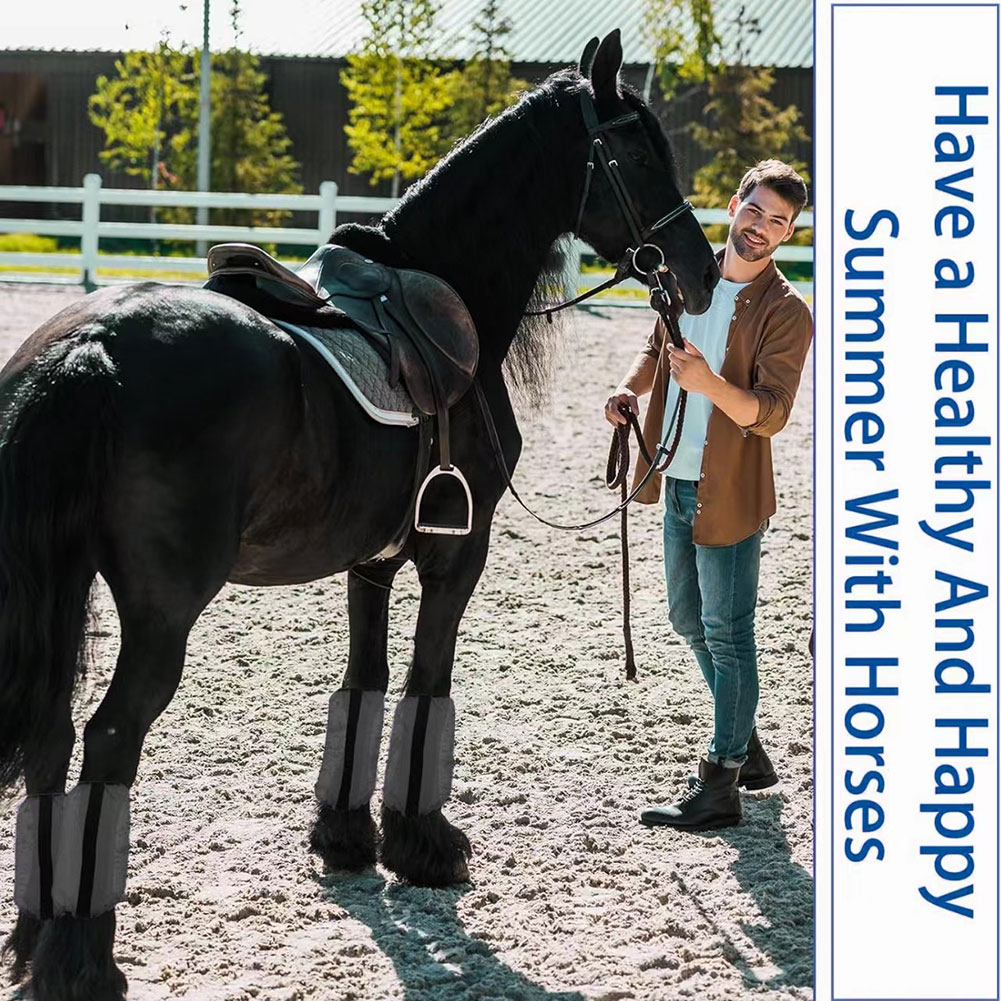 4Pcs Mesh Fly Boots For Horses - Brushing Boot Horse review and price